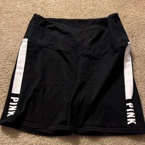 PINK Victoria's Secret Black and White Skort